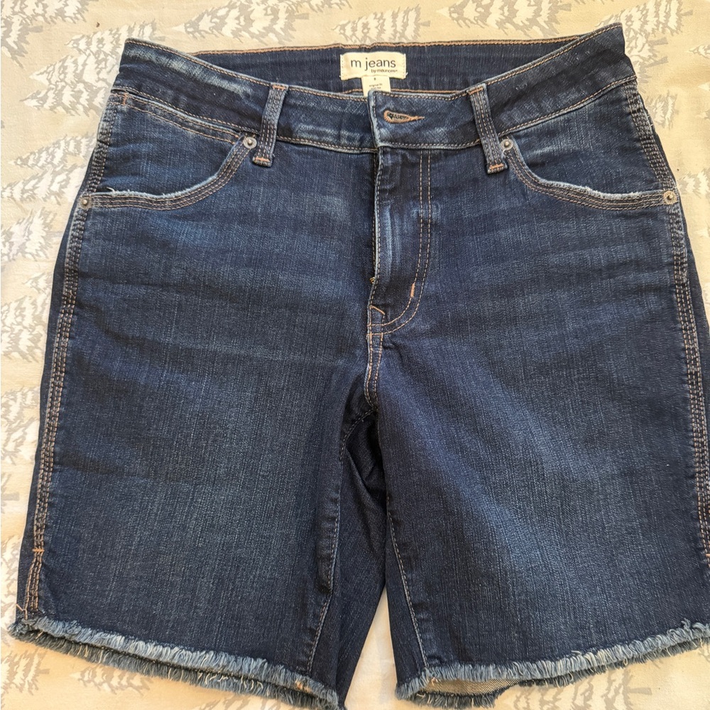 Maurices m jeans dark indigo denim label - navy